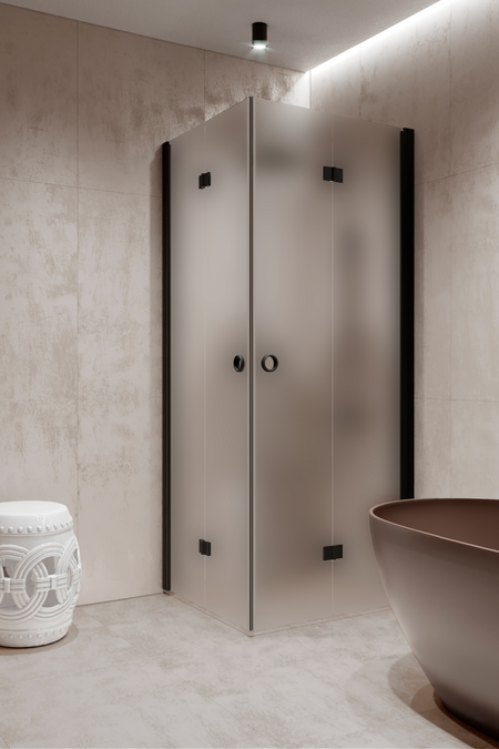 Shower enclosure with folding doors Forma 376