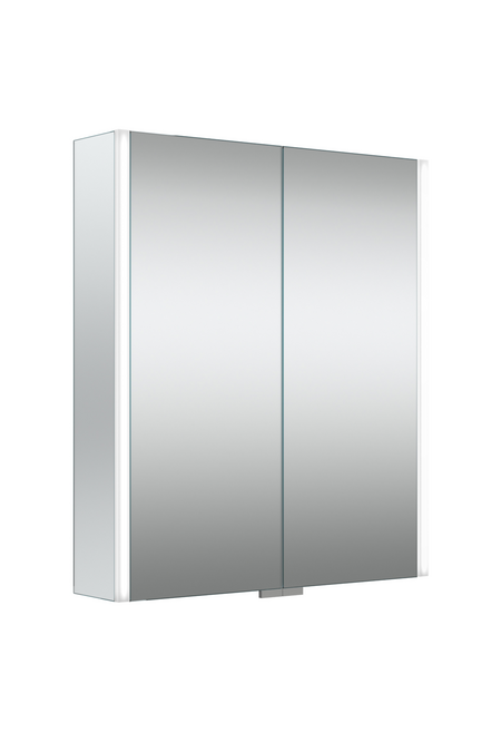 Two door mirror cabinet with surface lighting Modena Q01