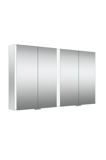Four door mirror cabinet with surface lighting Modena Q03