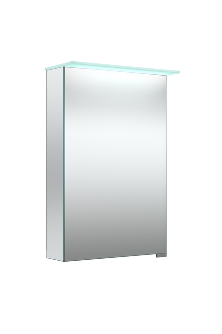 One door mirror cabinet with light visor Modena Q10