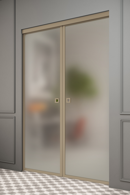 Double pocketdoors with soft closing Inne P2N New York