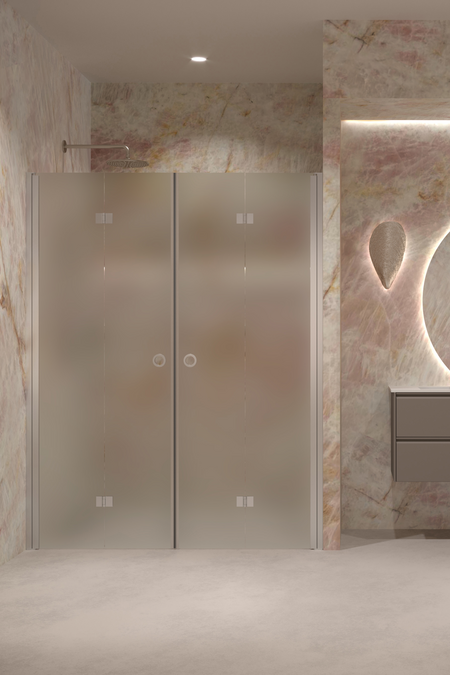 Alcove fitting with folding double doors Forma 325