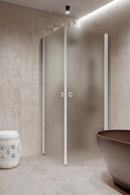 Shower enclosure with hinged doors Forma 372