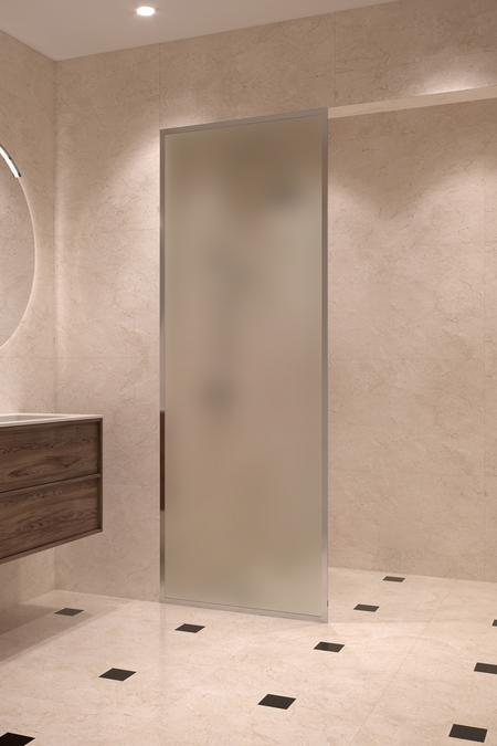 Fully framed fixed shower screen Vetro 501
