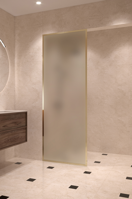 Fully framed fixed shower screen Vetro 501