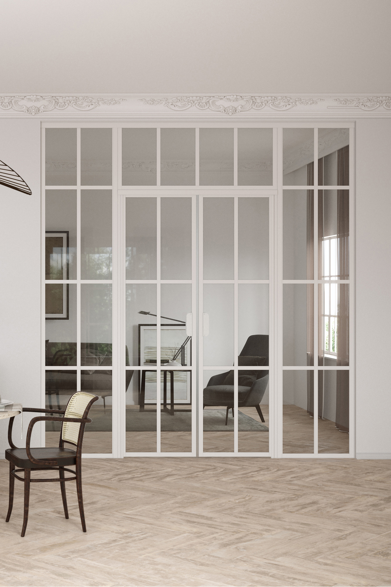 Glass shop panel design