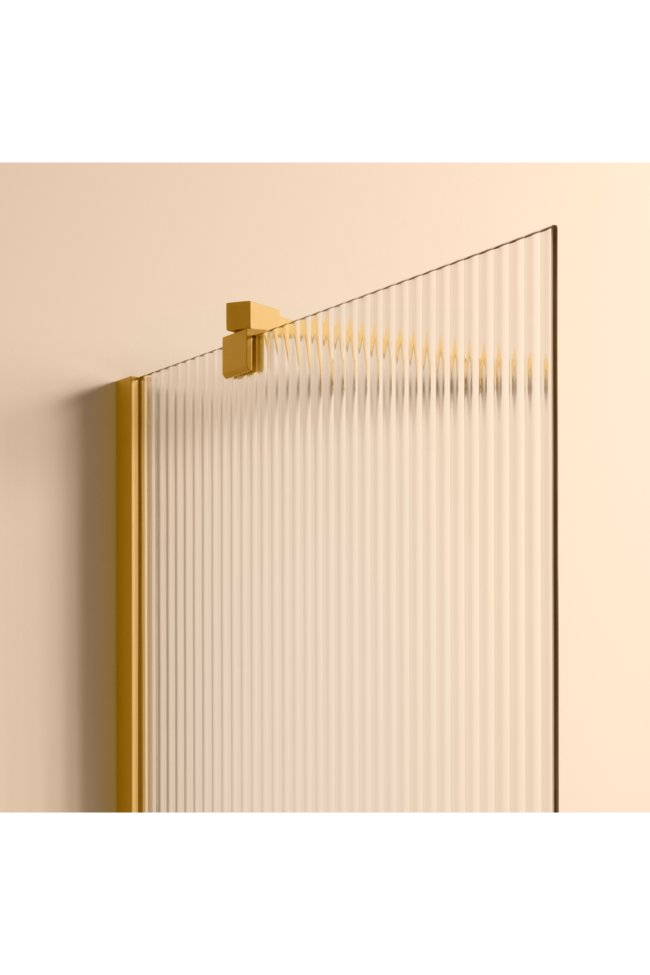  Rib Shower Glass Yellow