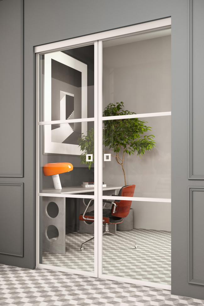 Double pocketdoors with soft closing Inne P2T Tokyo