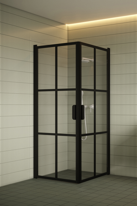 Shower enclosure with hinged doors Bläk 767 Paris