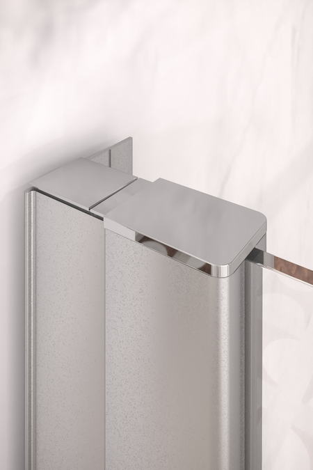 Extension profile for Infinia and Wall-series fixed shower screens, standard height Extension profile (+34 mm)