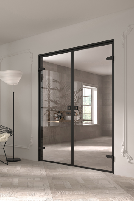 Glass double doors Celine M09 New York