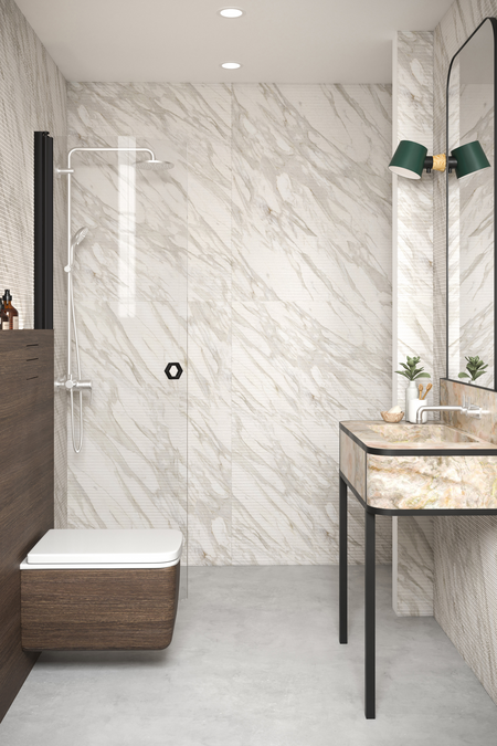 Curved hinged door Forma 306