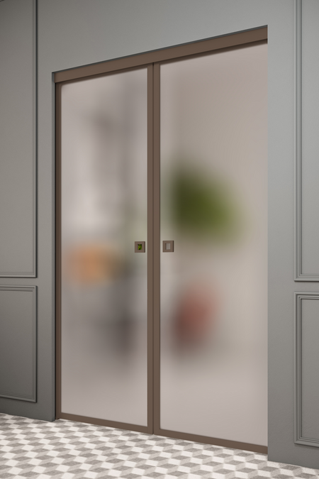 Double pocketdoors with soft closing Inne P2N New York