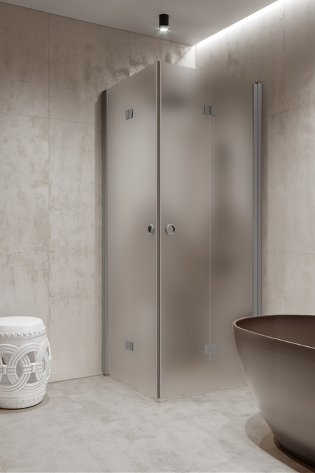 Shower enclosure with folding doors Forma 376