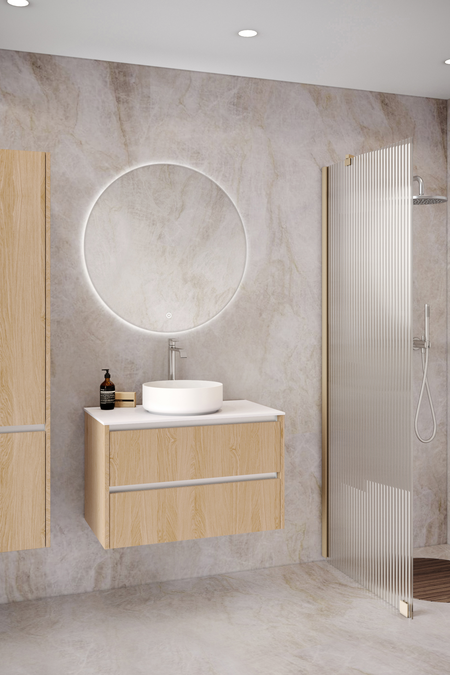 Cabinet with round countertop basin Classic K03