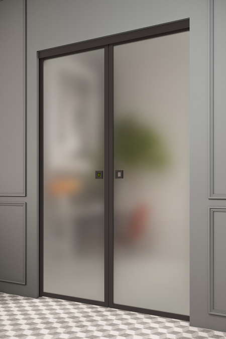 Double pocketdoors with soft closing Inne P2N New York