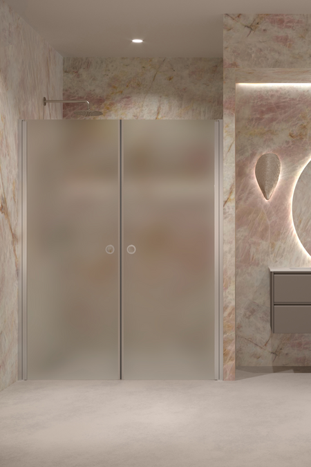 Alcove fitting with a hinged double door Forma 321