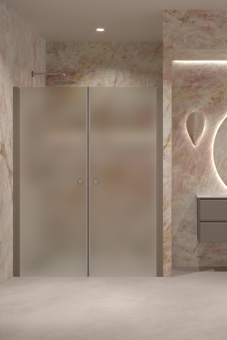 Alcove fitting with a hinged double door Forma 321