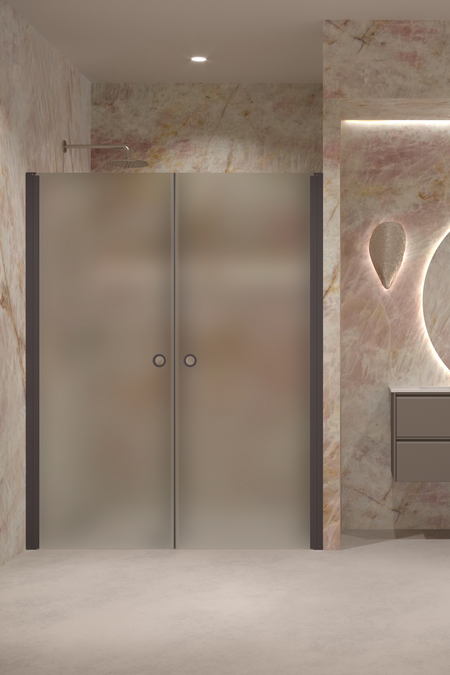 Alcove fitting with a hinged double door Forma 321