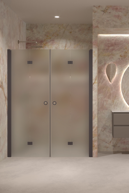 Alcove fitting with folding double doors Forma 325