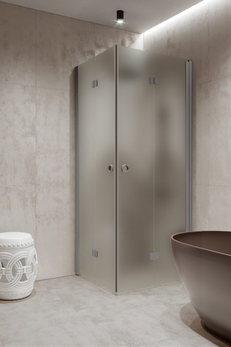 Shower enclosure with folding doors Forma 376