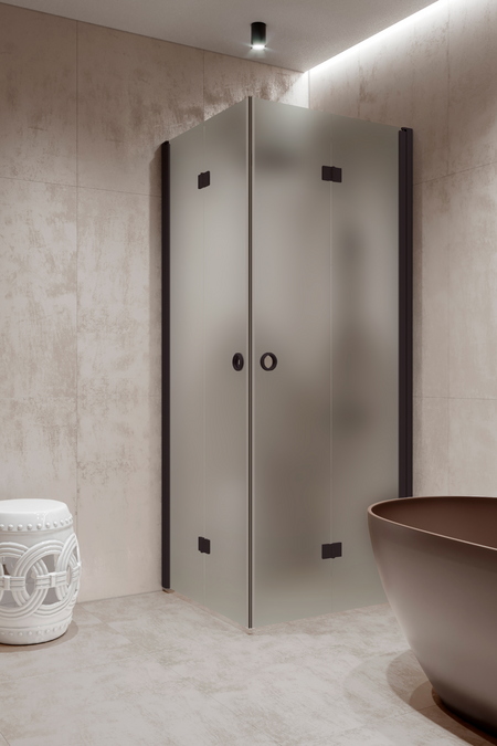 Shower enclosure with folding doors Forma 376