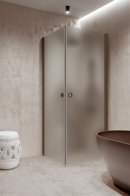 Shower enclosure with hinged doors Forma 372