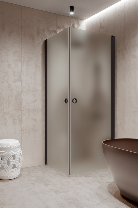 Shower enclosure with hinged doors Forma 372