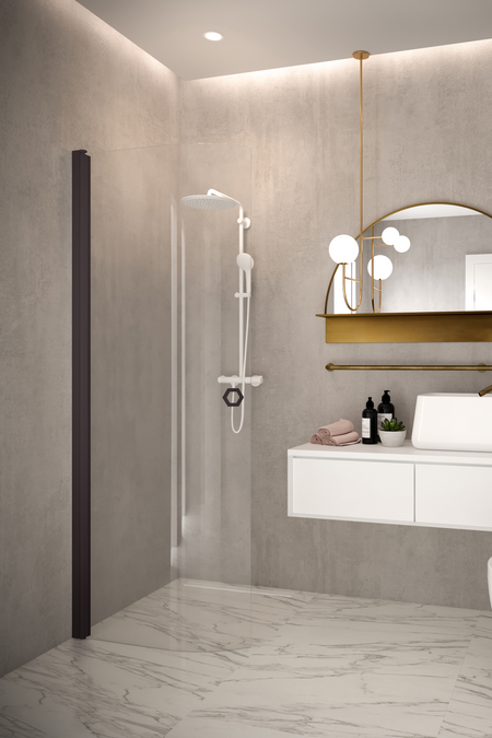 Curved hinged door Forma 306