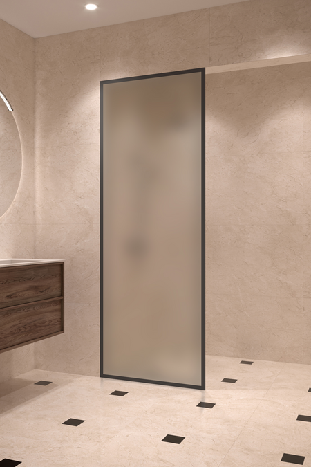 Fully framed fixed shower screen Vetro 501