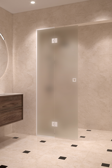 Framed shower screen with a fixed part Vetro 517