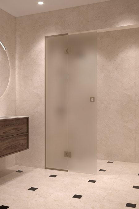 Framed shower screen with a fixed part Vetro 517