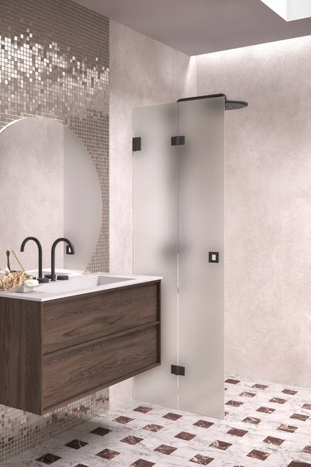 Folding shower screen Vetro 513