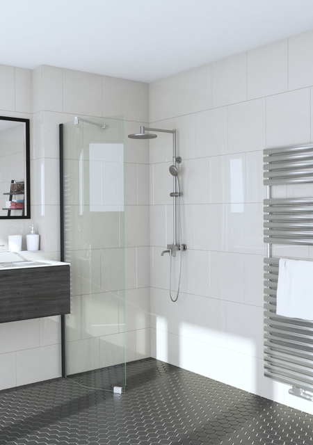 Bevelled fixed shower screen (Special batch) Infinia 231