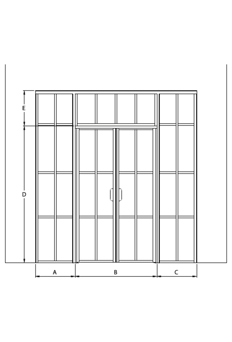 Glass sliding door detail drawing in dwg AutoCAD file  Cadbull  Sliding glass  door Steel door detail Door detail